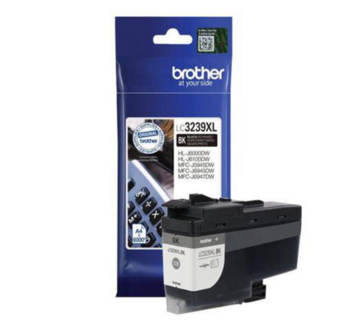 Blekk LC3239XLBK Brother svart - Blekk LC3239XLBK Brother svart