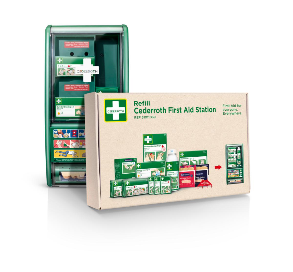 Refill Cederroth Førstehjelpstasjon 51011027 - Refill Førstehjelpstasjon Cederroth First Aid Station