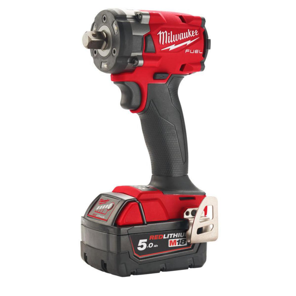 Muttertrekker Milwaukee M18 FIW2P12-502X - Muttertrekker M18 FIW2P12-502X Milwaukee 18V 2x5.0Ah HD-Box