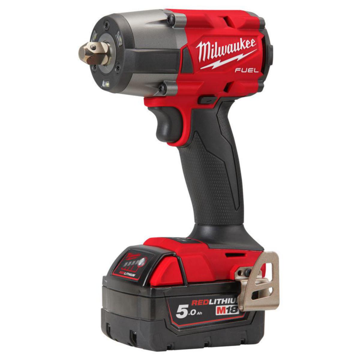 Muttertrekker Milwaukee M18 FMTIW2P12-502X - Muttertrek. M18 FMTIW2P12-502X Milwaukee 18V 2x5.0Ah HD-Box