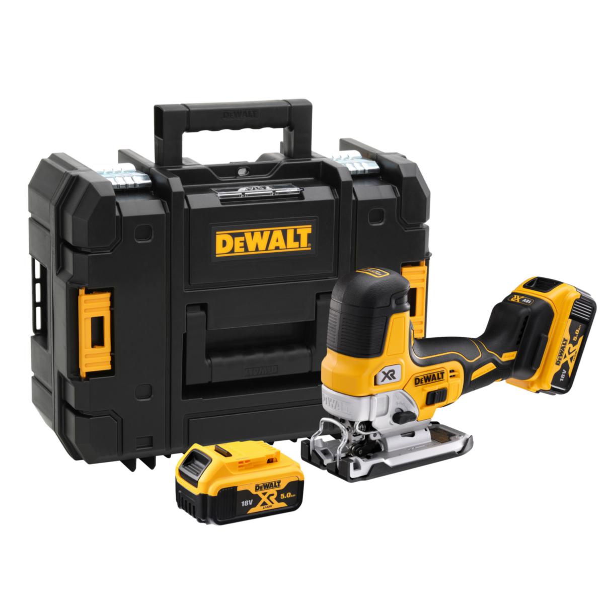 Stikksag Dewalt XR DCS335P2 18V - Stikksag 18V XR DCS335P2 DeWalt 2x5.0Ah TSTAK