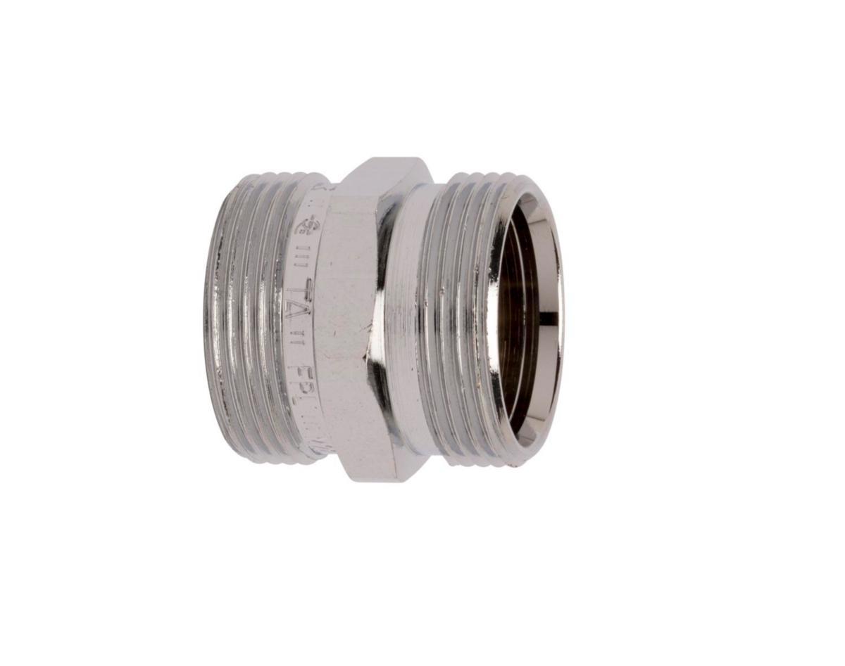 Skjøteunion m/utvendige gjenger FPL, forkrommet - 3/8"x1/2"FPL kropp f/skj.union 53351-501