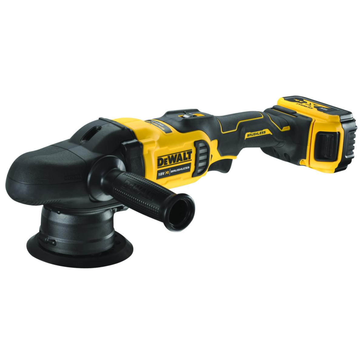 Polerverktøy DeWalt DCM848P2-QW - Polerverktøy DCM848P2-QW DeWalt 18V 2x5.0Ah
