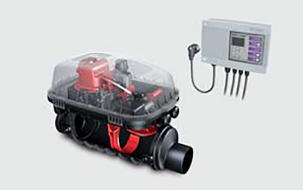 Automatisk tilbakeslagsventil rørinst. f/avløp. Pumpfix F Komfort - 110mm Pumpfix F Komfort rørinstallasjon. låsbar