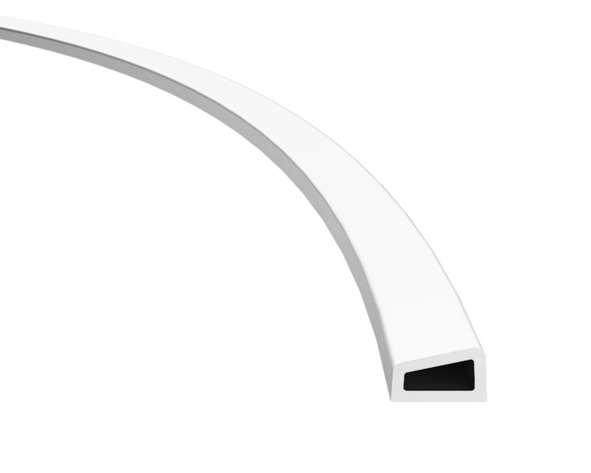 Buet gulvlist for Vivo, a-collection - a-coll Vivo alu gulvlist 80 buet silikoneres mot gulv