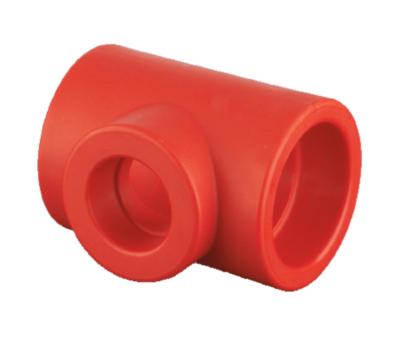 75x40x75mm Overgangs T-rør Red pipe f/sprinkling