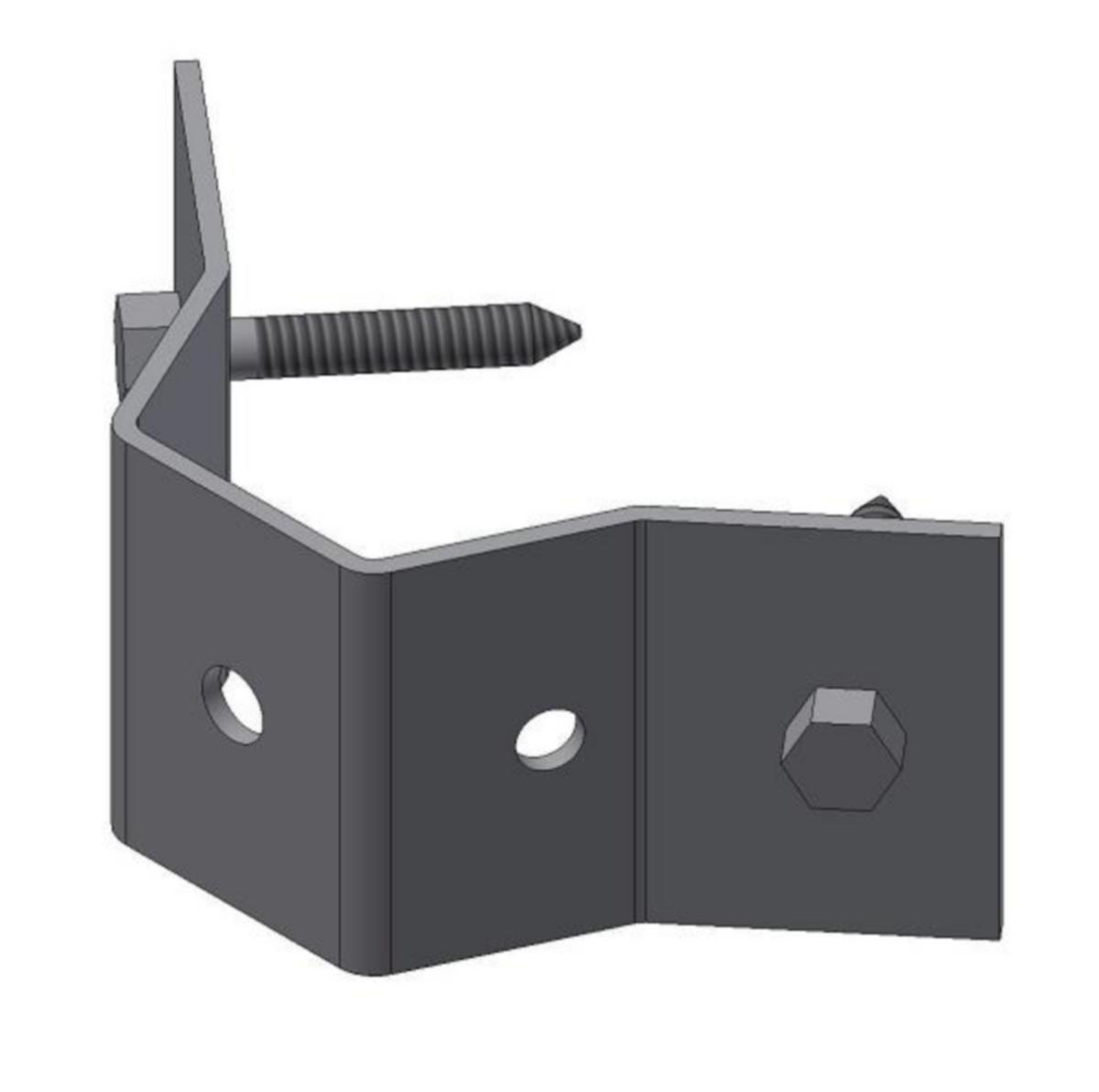 Avlederfeste El-Tjeneste AFE på stolpe - Avlederfeste for avleder AFE for 3 avledere