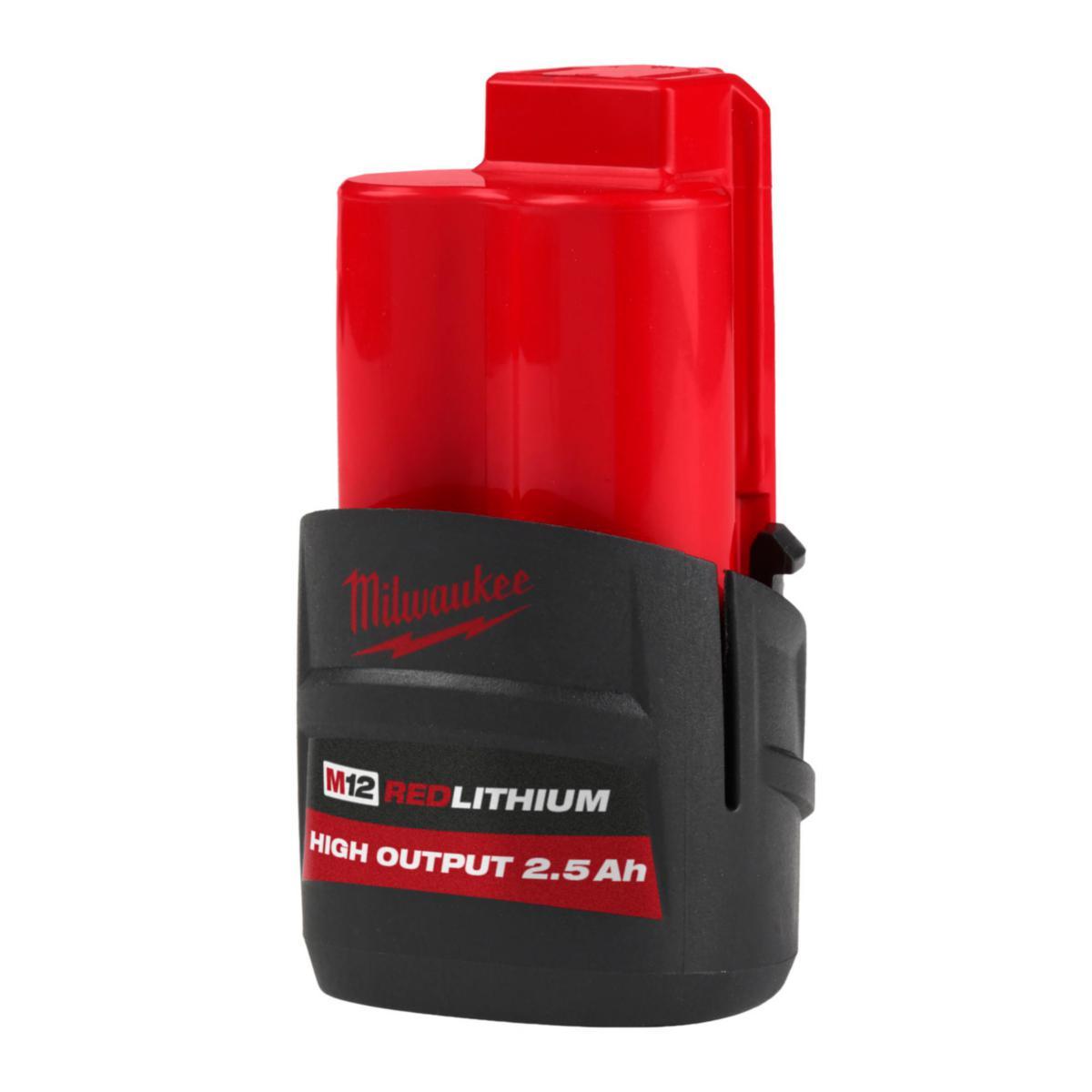 Batteri Milwaukee M12 HB2.5 12V 2.5Ah - Batteri M12 HB2.5 Milwaukee 12V 2.5Ah