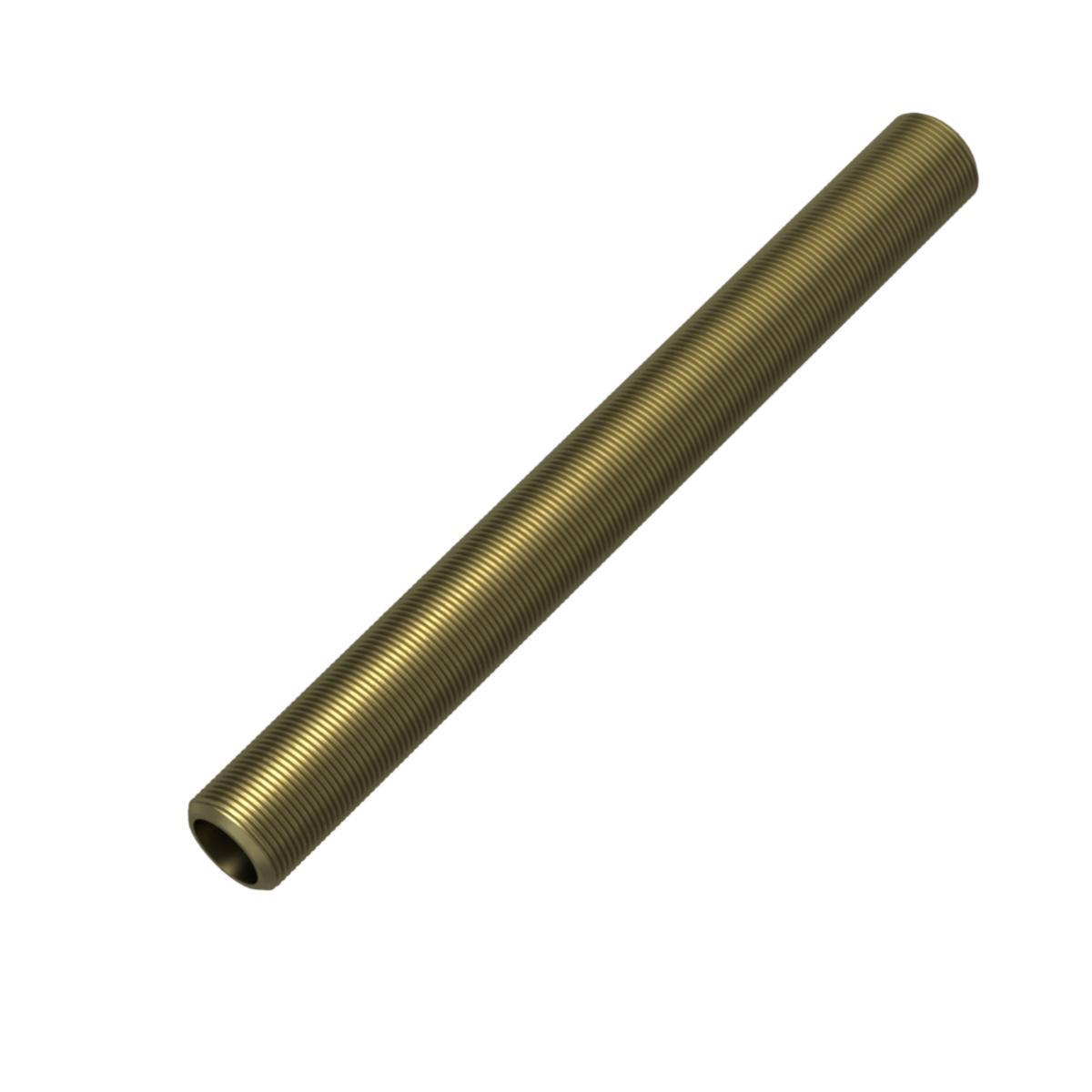 Slettnippel 3279, messing - 3/8"x 500mm mess slettnippel Ezze plandreid