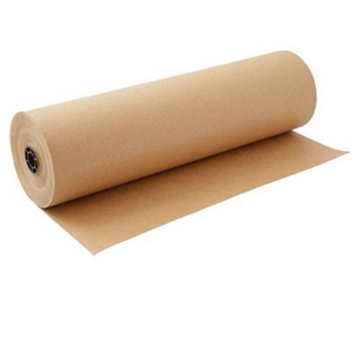 Papir ubleket kraft - Papir ubleket kraft 100g 90cm 10kg/rull