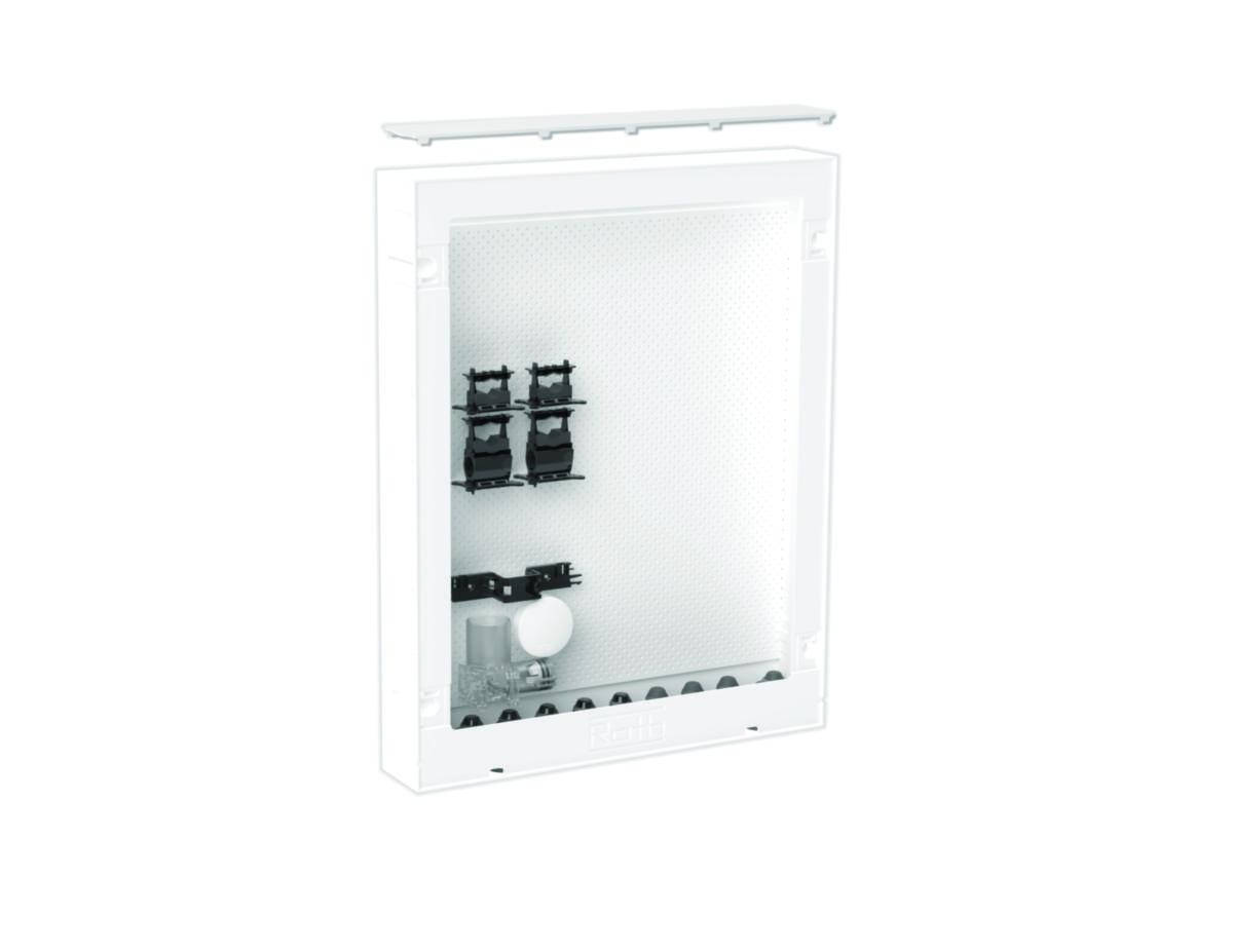 Fordelerskap Quickskap for innbygning gulvvarme, Roth - Roth Quickskap INNV-550 mm 550x700x96 mm for Ibond dør