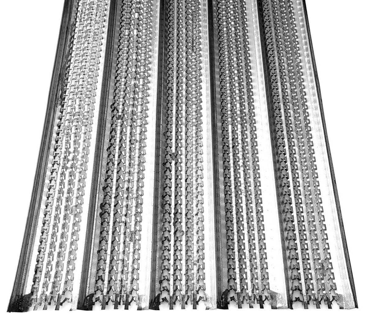 Strekkmetall RIBB - Strekkmetall High Ribb Galv 445X2000X0.4mm