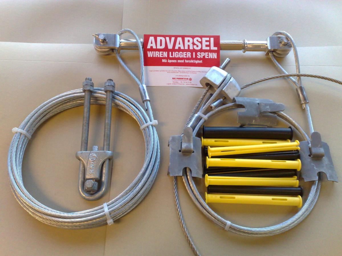 Bardunsatser Roel komplett sett - Bardun 50mm2 14m 24kV alukobl