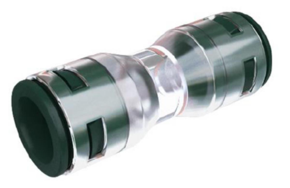 Overgangsskjøt Ducatel grønn - Skjøt 14mm, grønn