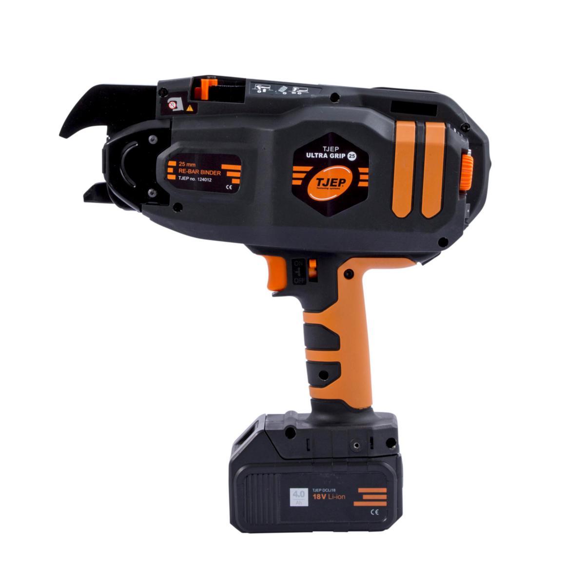 Jernbindemaskin Tjep Ultra Grip 25 - Jernbindemaskin Ultra Grip 25 Tjep 18V 2x4.0Ah koffert 25mm