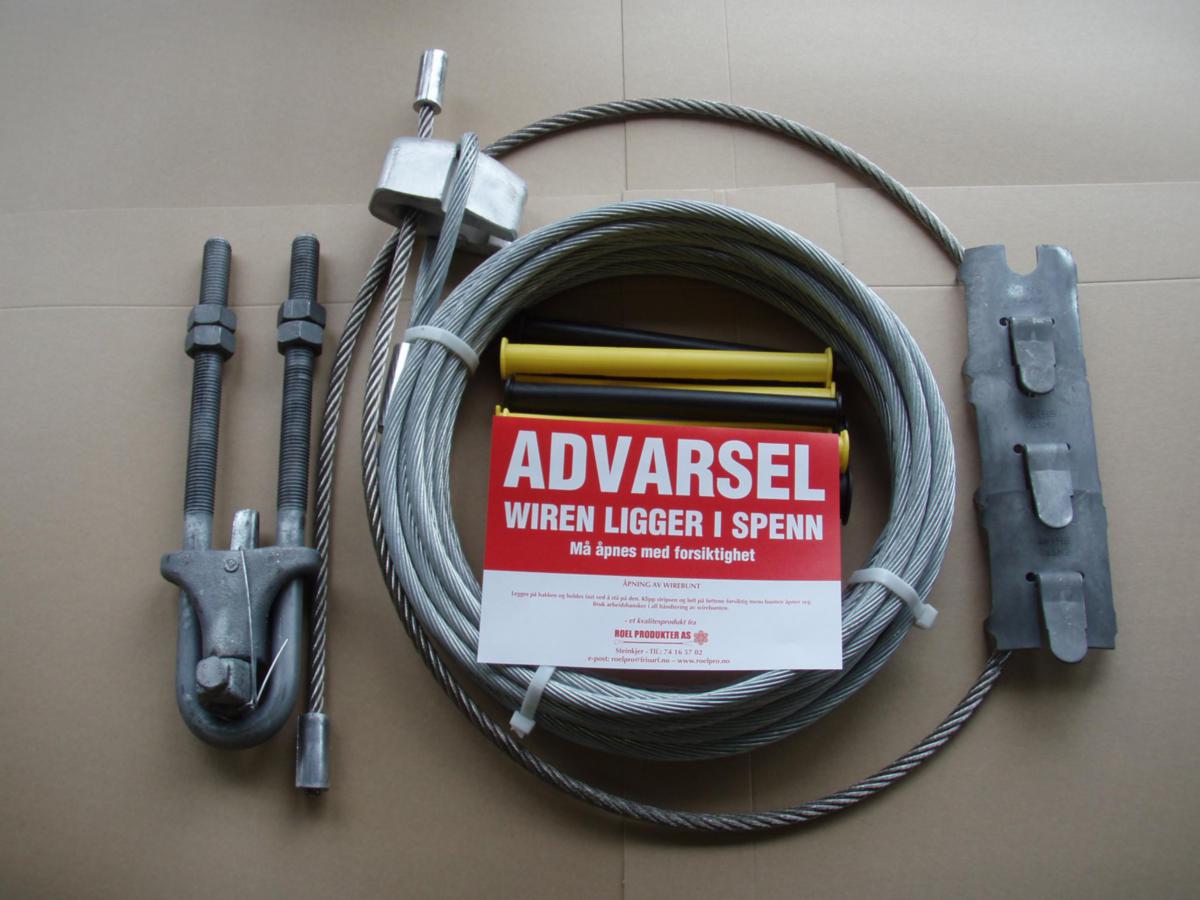 Bardunsatser Roel komplett sett - 70MM2-LAVSP.-14M-ALUKOBL