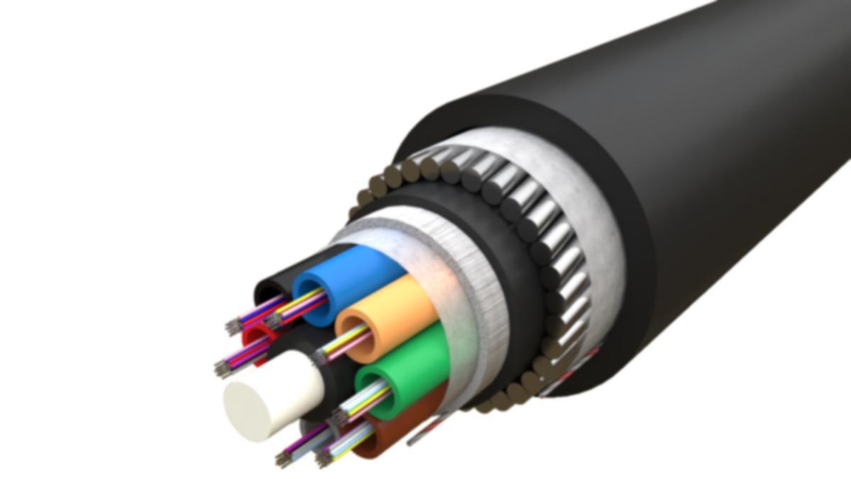Fiber Sjøkabel Melbye - 96F Sjøkabel SM 5kN MLT G657A1 