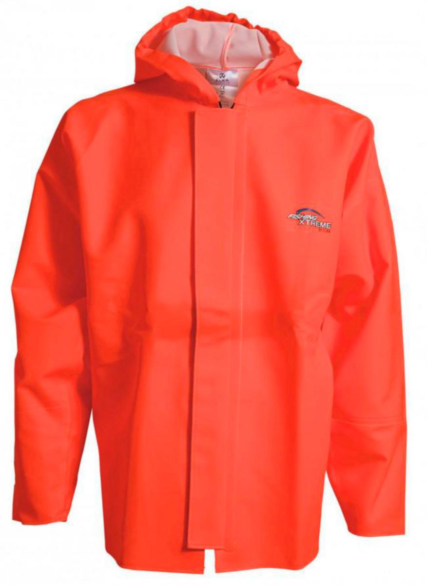 Regnjakke Elka Fishing Xtreme PVC oransje - Regnjakke Elka Fishing Xtreme m/mansjett oransje str L