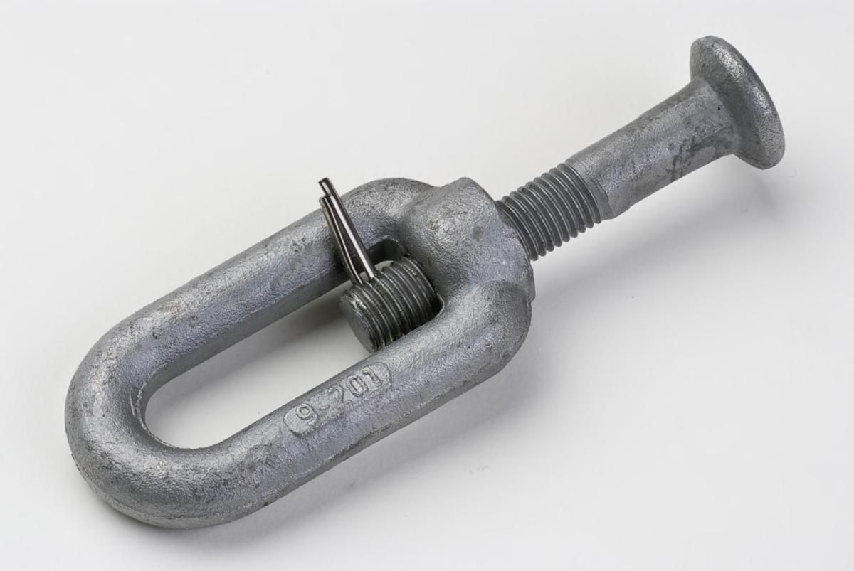 Reguleringsledd B.Berntsen for avsp. kjede - Opphengsbolt regulerbar 16mm