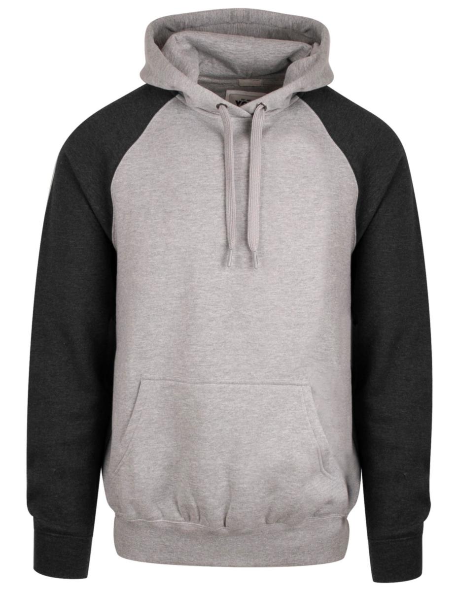 Hettegenser YOU® Harlem Raglan - Hettegenser YOU Harlem Raglan Grå/koksmelert str S