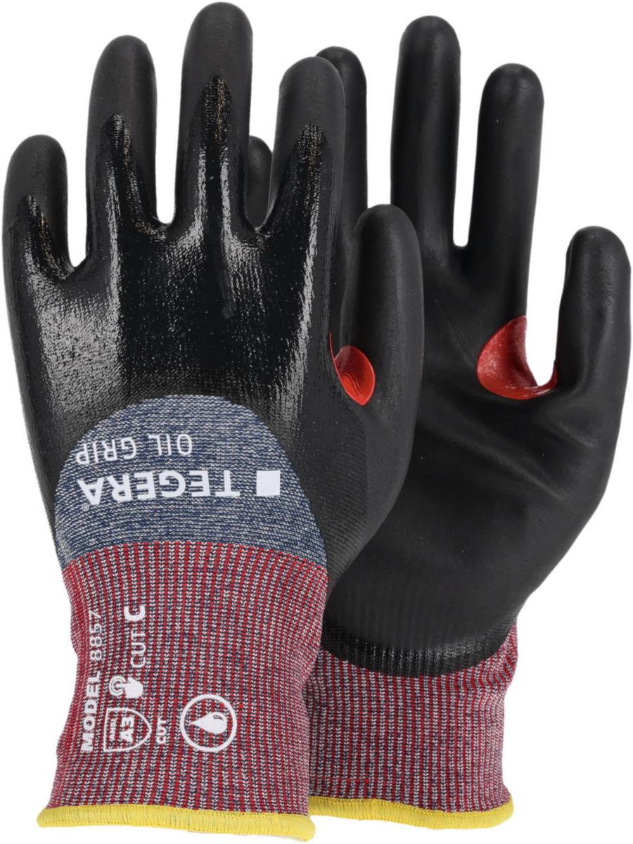 Monteringshanske Tegera® Oil Grip 8857 Cut C - Monteringshanske Tegera Oil Grip 8857 Cut C str 6