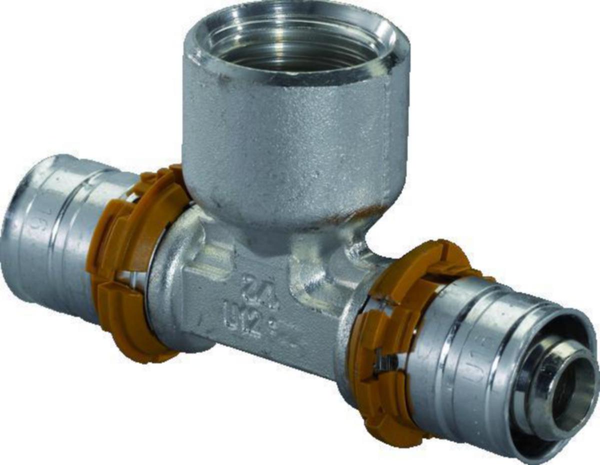 T-rør med innvendige gjenger DR, Unipipe - 50-1" 50mm Uponor T-rør DR MLCP innv.gjenget