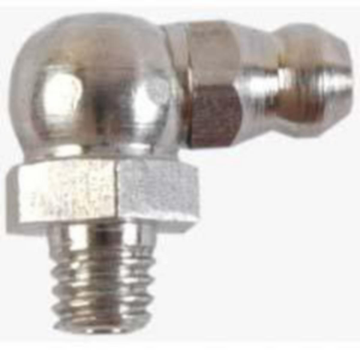 Smørenippel elforzinket BSP 90Gr - Smørenippel Hallbauer 1/4'' BSP 90gr