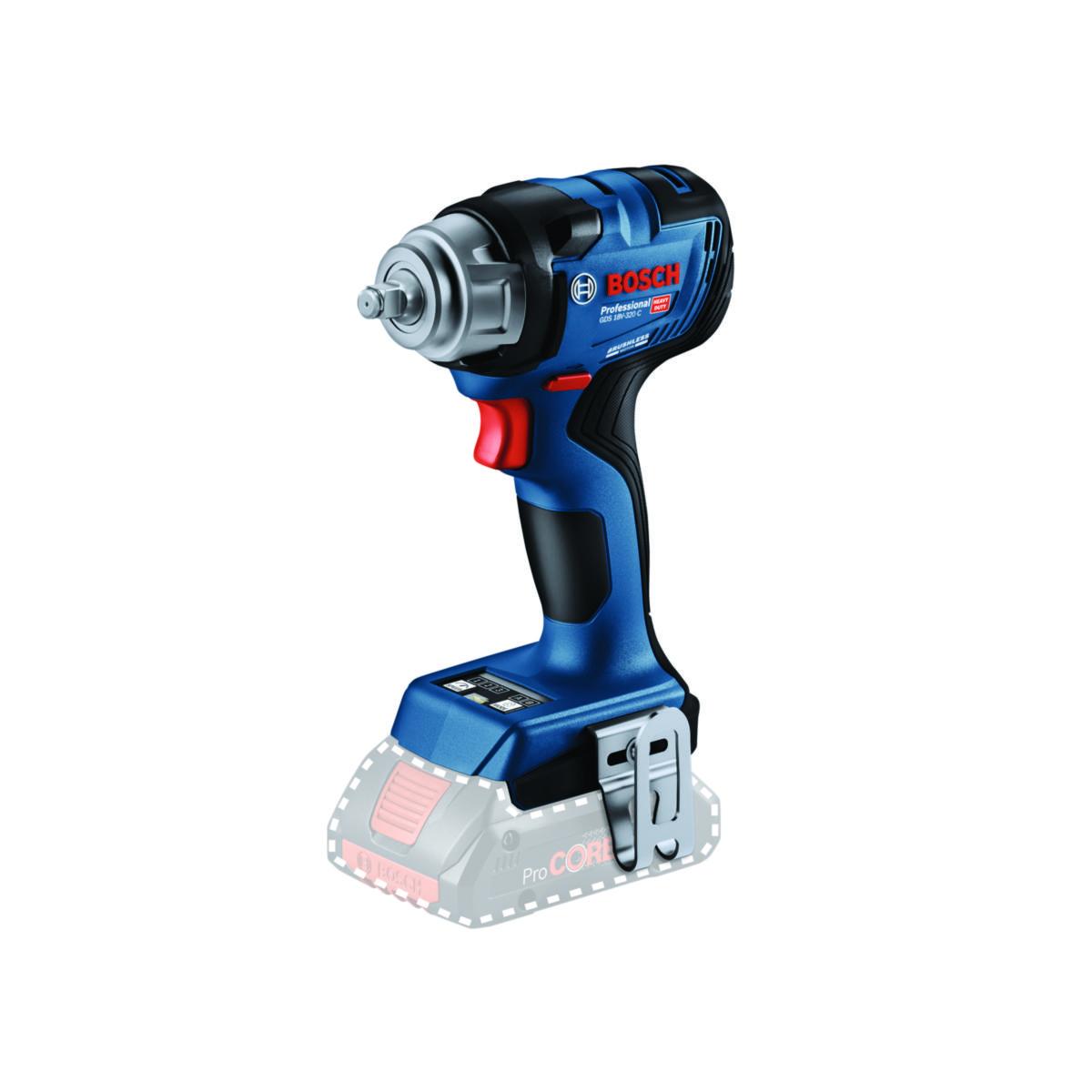 Muttertrekker Bosch GDS 18V-320 C Solo - Muttertrekker GDS 18V-320 C Bosch 18V Solo kartong 3/8"