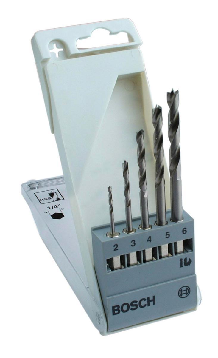 Treborsett Bosch Robus Line - Treborsett 1/4"-sekskanttange Bosch borsett Ø2-6mm 5pk