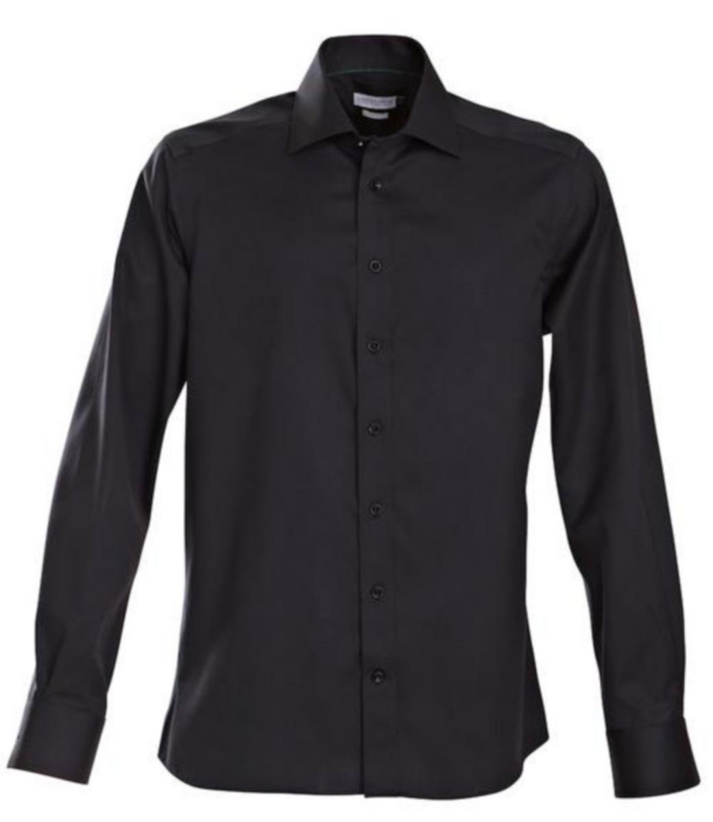 Skjorte J.H&F Green Bow 01 Regular - Skjorte J.H&F Green Bow 01 regular svart str XL