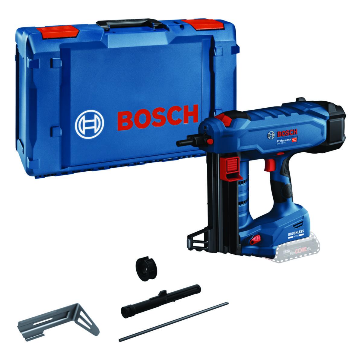 Boltepistol Bosch GNB 18V-40 Solo - Boltepistol GNB 18V-40 Bosch 18V Solo XL-BOXX