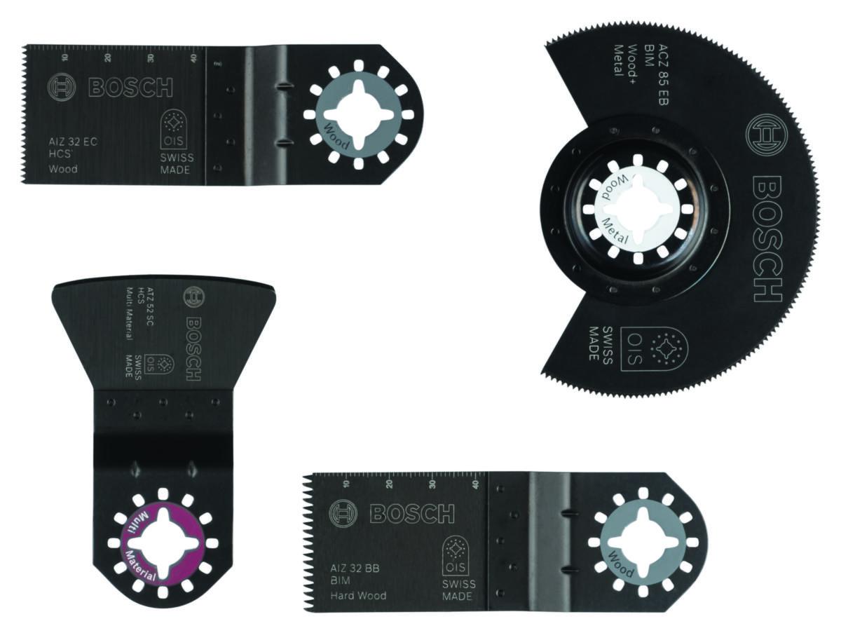 Dykksagbladsett Bosch Gulv 4 deler - Dykksagbladsett Gulv Bosch sag/kutt/skrap 4pk