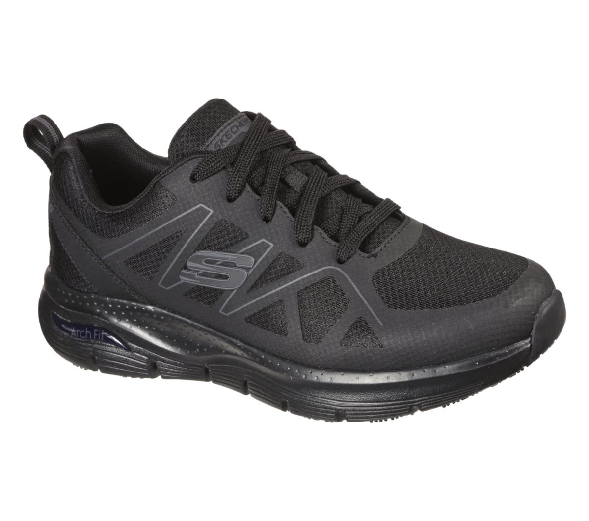 Arbeidssko Skechers Arch Fit Axtell - Arbeidssko Skechers Arch Fit Axtell svart str 43
