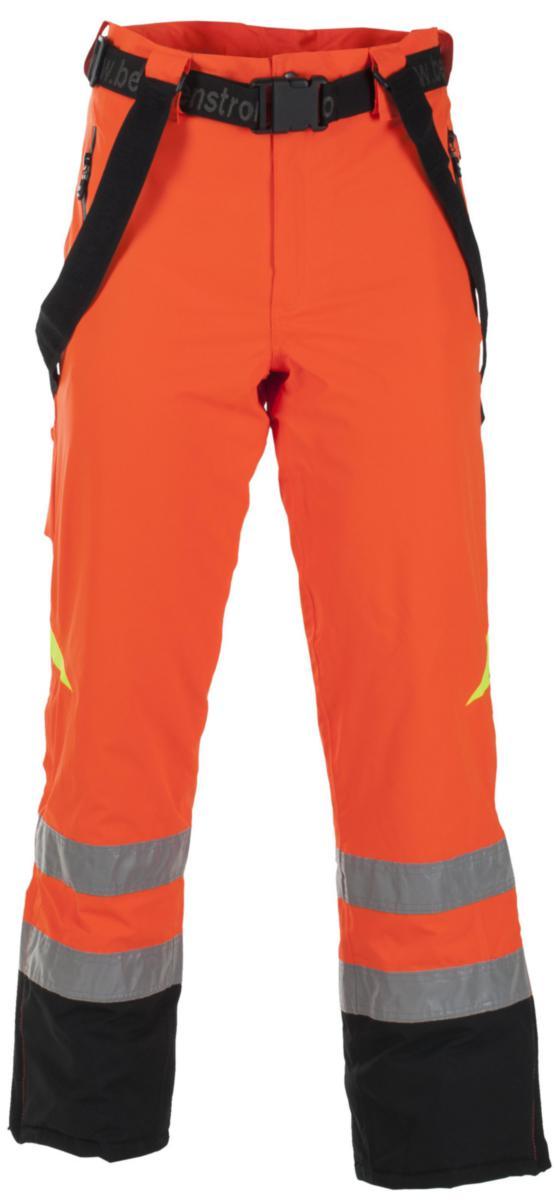 Vinterselebukse BS Bergset HiVis kl.1 - Vinterselebukse BS Bergset HiVis kl.1 sva/ora str XL