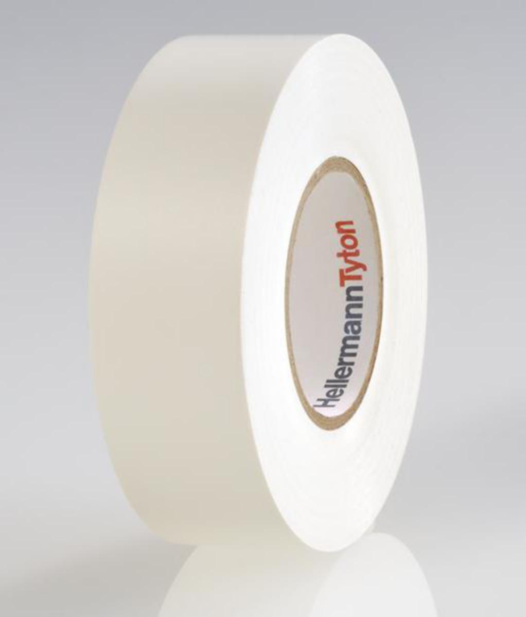 Tape Flex HellermannTyton 19mm - Tape Flex 19mm hvit 20m