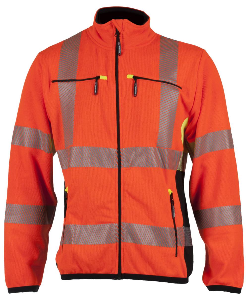 Fleecejakke BS Gjøvik HiVis kl.3 - Fleecejakke BS Gjøvik HiVis kl.3 ora/sva str M