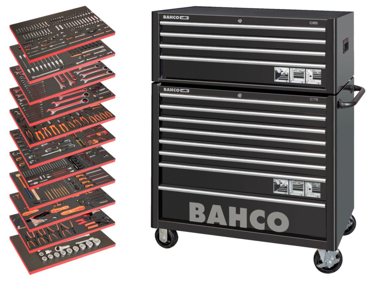 Verktøyvogn Bahco Monster - Verktøyvogn MONSTER Bahco 758 deler