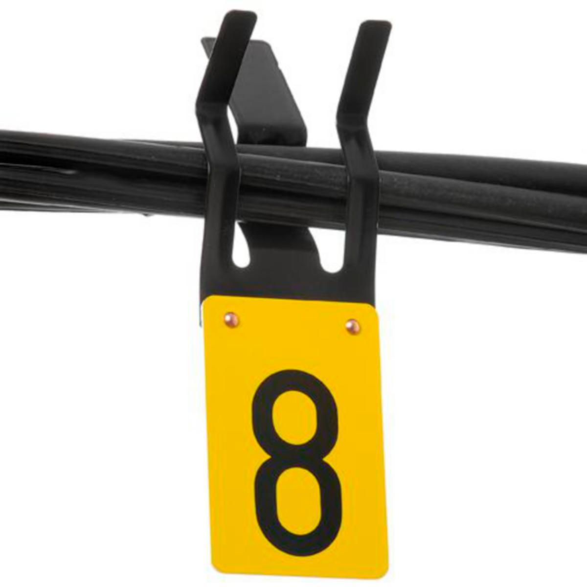 Skilt Linjeservice KL45 - Skilt KL45 gul/sort tall 8