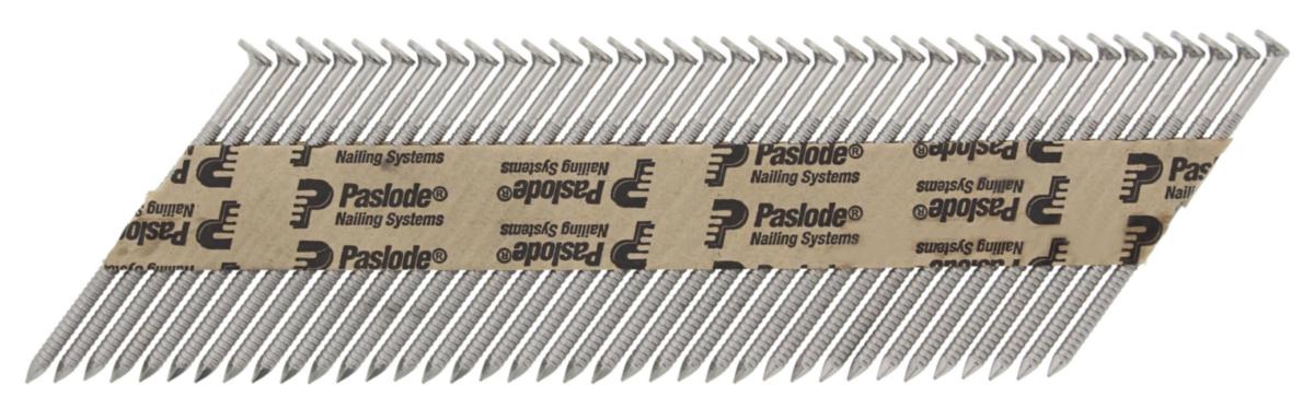 Maskinspiker Paslode båndet 34° syrefast m/gass - Spiker 34gr 2.8X63 A4 m/gass syrefast båndet Paslode 1250pk