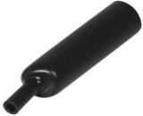 Krympeslange Melbye Medium tykkvegget, med lim, svart