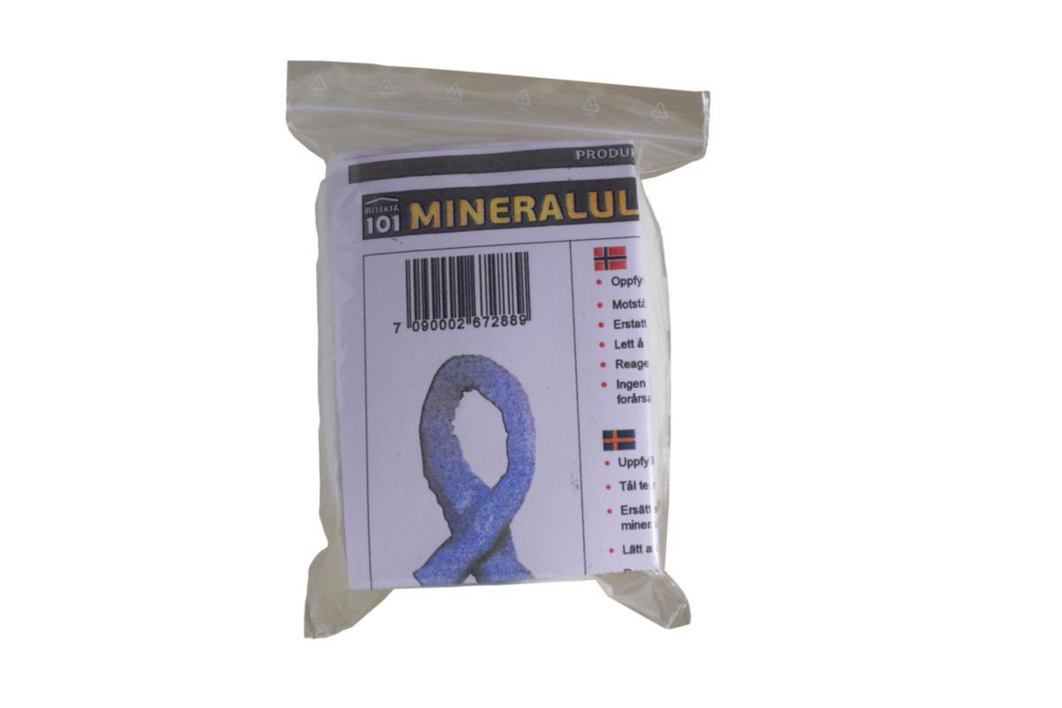Bakdytt 101 mineralull - Mineralull 101 Relekta 600X48X25mm hvit