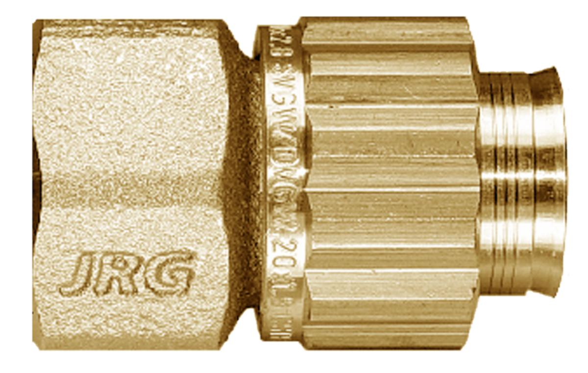 Union Sanipex, gul - 3/4" x 16 mm union Sanipex