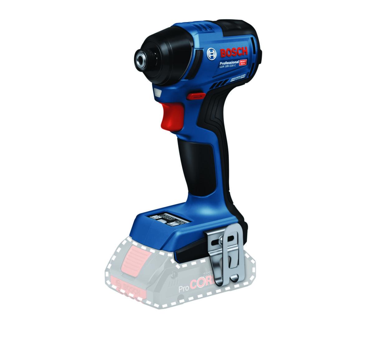 Slagskrutrekker Bosch GDR 18V-220 C Solo - Slagskrutrekker GDR 18V-220 C Bosch 18V solo