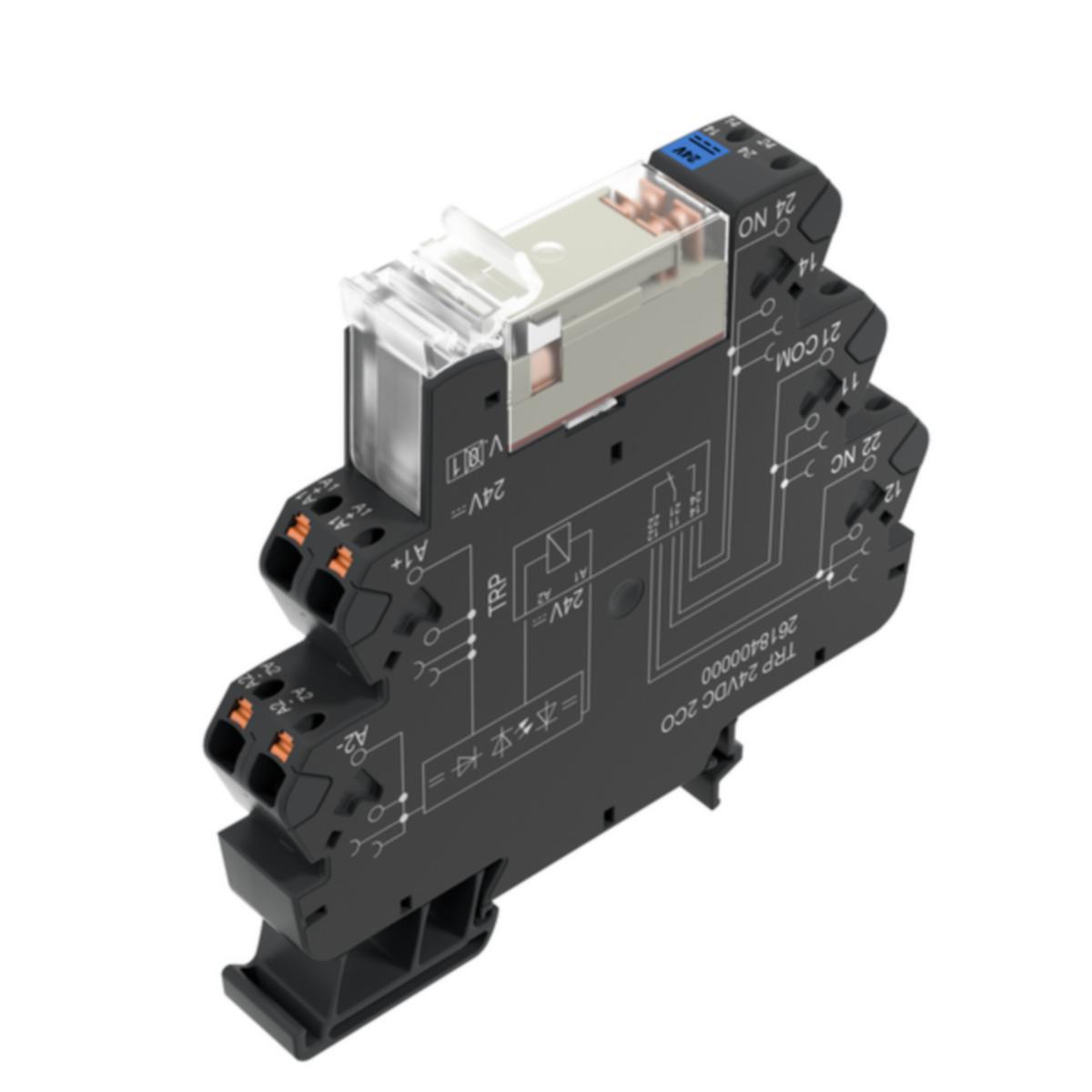 Rele Modul Weidmüller TRP - TRP 24VDC 2CO AU Relay module, 24 V DC ±20 %, G