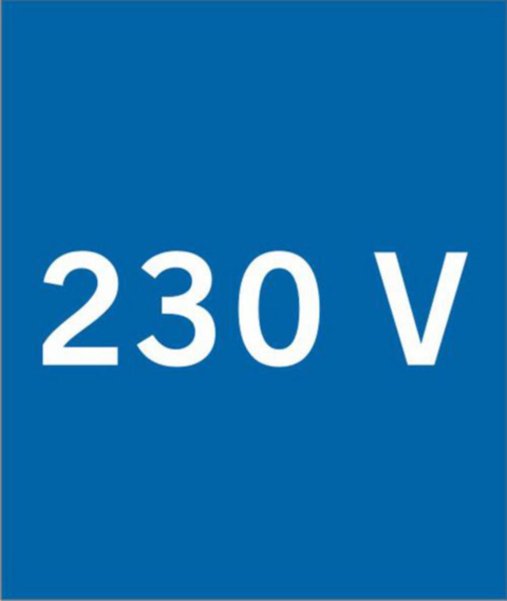 Merkesystem Hammarprodukter Skilt H-25 Blå - Skilt H25 blå/hvit 230V (25st)