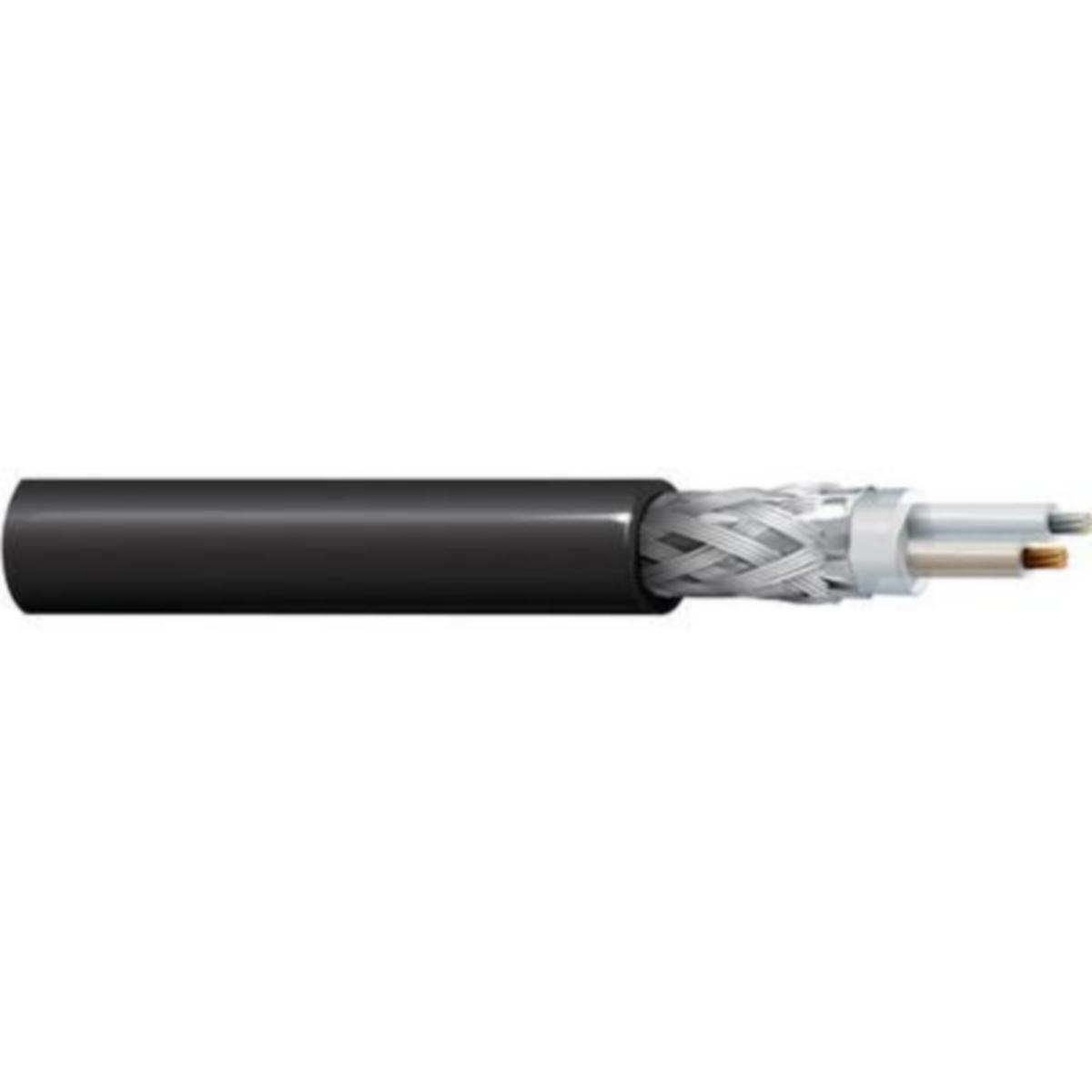 Kabel IDS - Twinax Jørgen Holmefjor - Belden 9207NH 1 par 100 ohm Twinaxial kabel. sort. 305mT