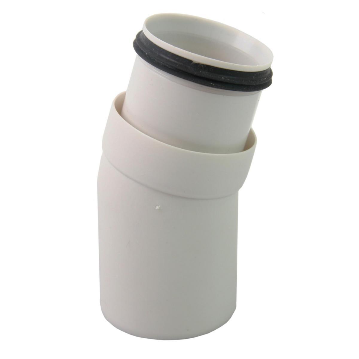 Bend 15° hvit, Smartline - 50 mm x 15° PP Smartline bend 