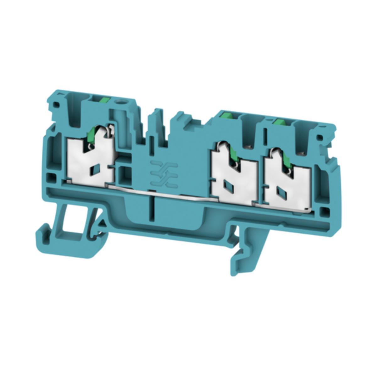 Rekkeklemme Weidmüller AS3C - AS3C 2.5 BL Feed-through terminal block, P