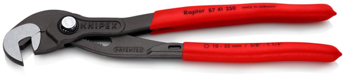 Monteringstang Knipex 8741 - Monteringstang 8741 Raptor Knipex 250mm 3/8 - 1 1/4"