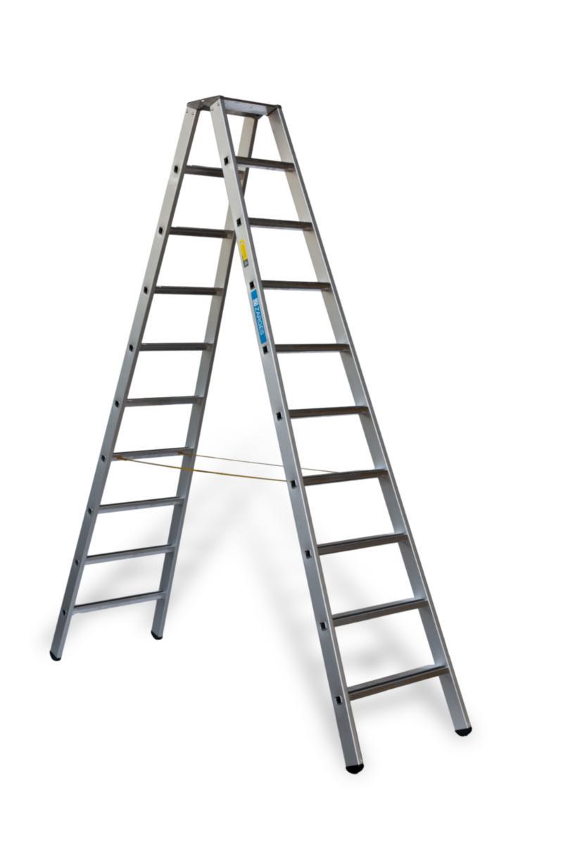 Trappestige Zarges A-Trapp Z600 - Trappestige A-Trapp Z600 Zarges 2x10 trinns 41310